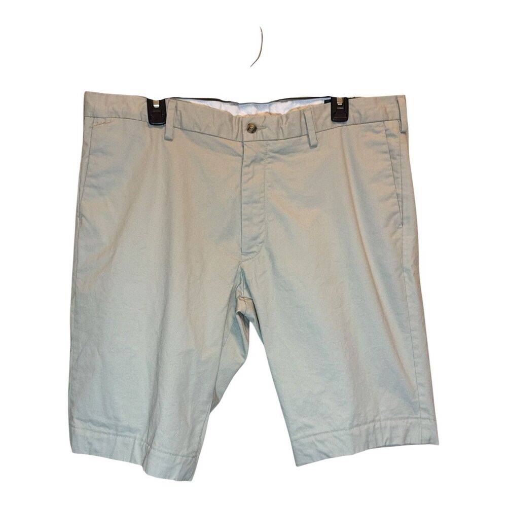 Polo Ralph Lauren Shorts Men's Size 38 Stretch Slim Fit Khaki Tan Cotton Golf